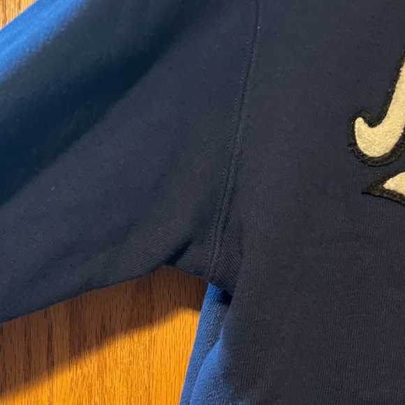 State of Mind Navy Hoodie with Minnesota Script - Picture 4 of 13